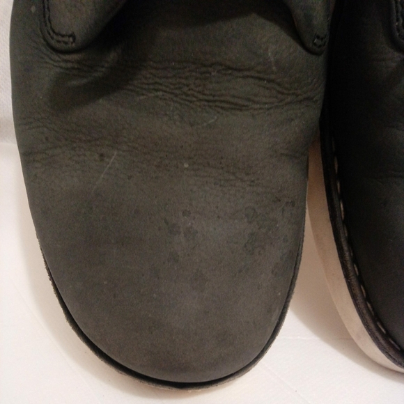 Samuel Hubbard Bucks Men's 12 Suede Khaki Green Comfort Walking Shoe Vibram - Picture 5 of 11